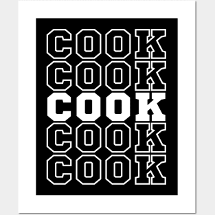 Cooking chef. Cook. Posters and Art